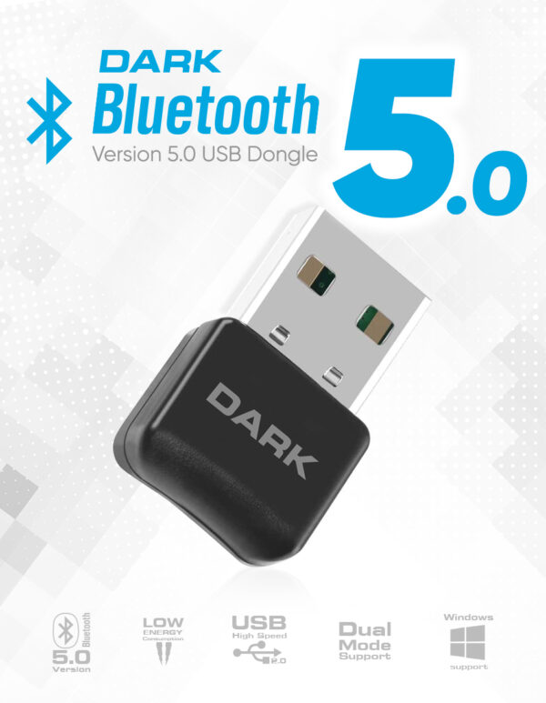 Dark DK-AC-BTU50 Bluetooth 5.0 USB Adaptör