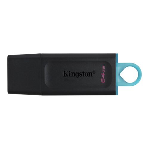 Kingston 64GB USB3.2 Gen 1 DataTraveler Exodia (Black + Teal) Flash Bellek