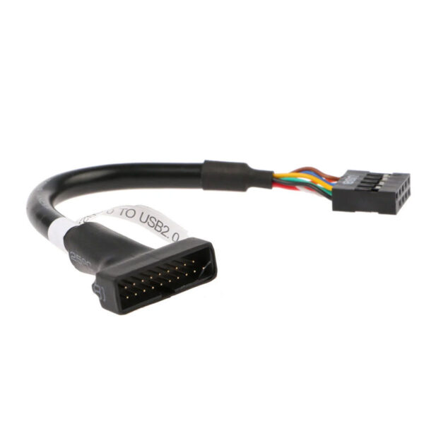 Alfais 4584 9 Pin USB 2.0 Dişi - 19 Pin USB 3.0 Erkek Çevirici Dönüştürücü Adaptör Kablosu