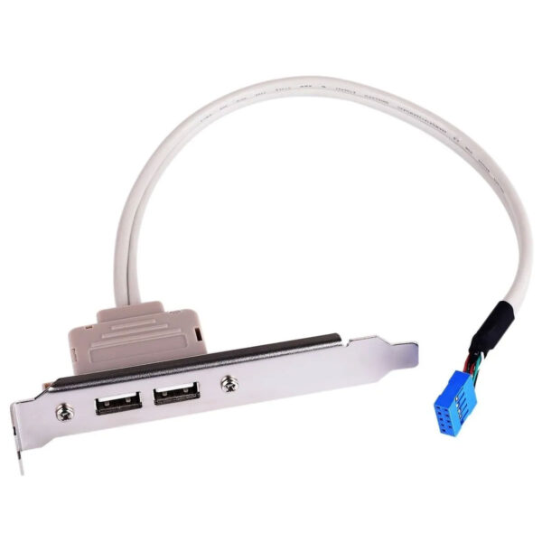 Alfais 5081 Anakart 9 Pin Pci Kasa İçi Usb 2 Port Kablosu Hub Çoklaycı