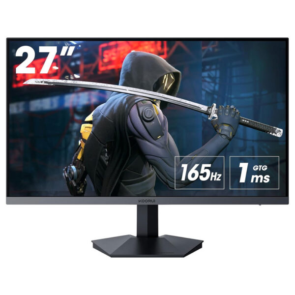 Koorui 27" GN06 IPS Gaming Oyuncu Monitör 165Hz 1ms Siyah